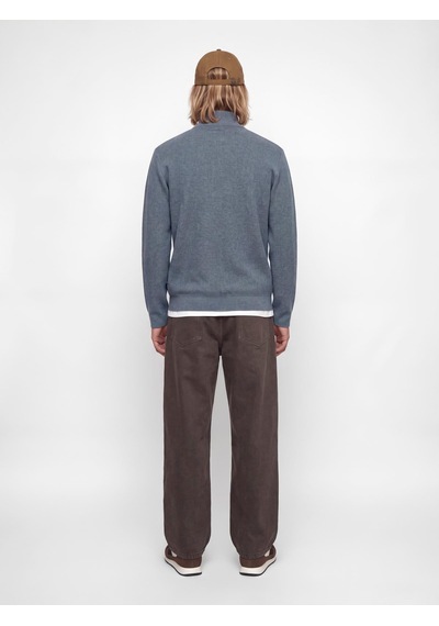 Jack & Jones Jprmılano Stıtch Knıt Half Zıp Sn Turbulence Çok Renkli