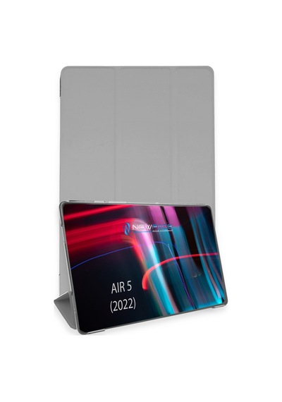 İpad Air 5 2022 Kılıf Tablet Smart Kılıf - Gri Diğer