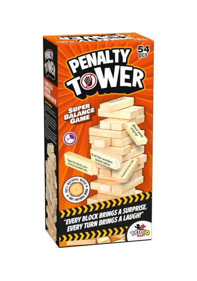 İngilizce Penalty Tower İngilizce Cezalı Tower Jenga Denge Oyunu 54 Parça Büyük Boy