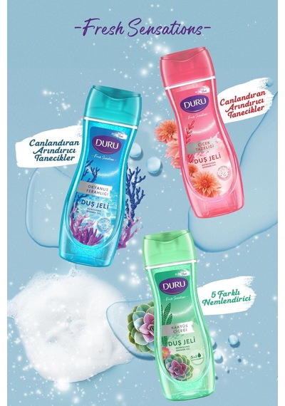 Fresh Sensations Okyanus Ferahlığı Duş Jeli 3 X 450ML Diğer
