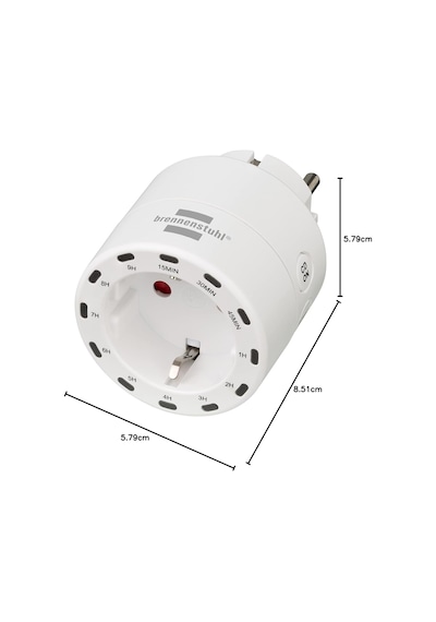 Ayrex Brennenstuhl Iç Mekan Kullanımı Için 12 Proglamlı Led Işıklı Zaman Ayarlı Priz