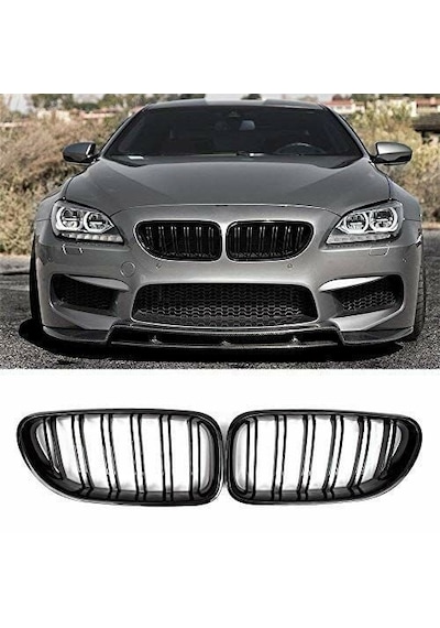 Bmw F06 M6 Ön Böbrek Panjur Izgara Pianoblack