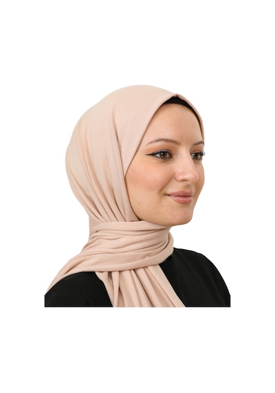 Modish Group Şal Tesettür Başörtüsü Premium Kumaş Eşarp Uzun Islami Giyim Viskon - Haki Bej
