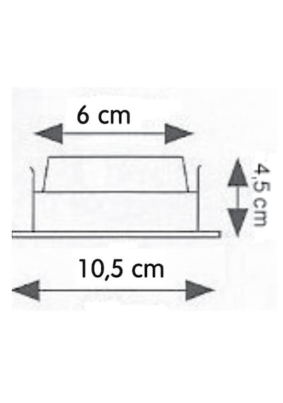 5 Adet 7 Watt Beyaz Krom Kasa Led Spot Beyaz Işık 6500k A2107 Beyaz - Krom