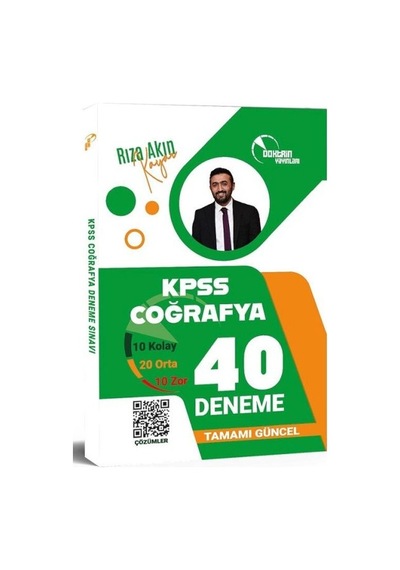 Doktrin Kpss Coğrafya 40 Deneme Çözümlü