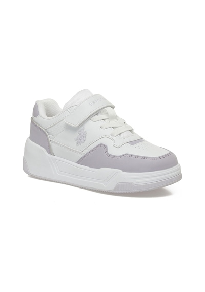 U.s. Polo Assn. Mılow Jr 5pr Beyaz Kız Çocuk Sneaker 000000000102021925 Beyaz-lıla