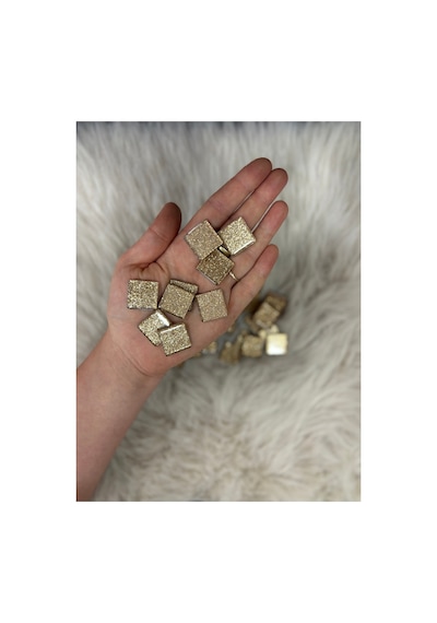 Sanatsal Kristal Mozaik Ks-49 23x23mm Simli Gold 250gr