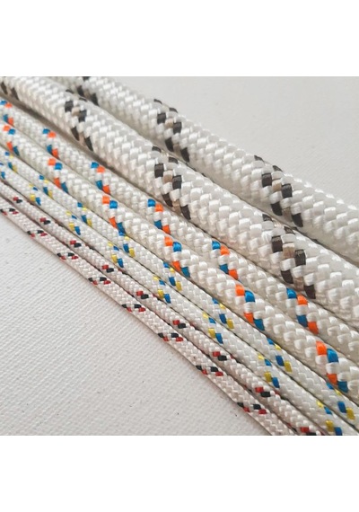 6 Mm 50 Metre Örgü Halat İskota Halat Denizci Tekne Halatı Salıncak İp Dağcı İp Halat