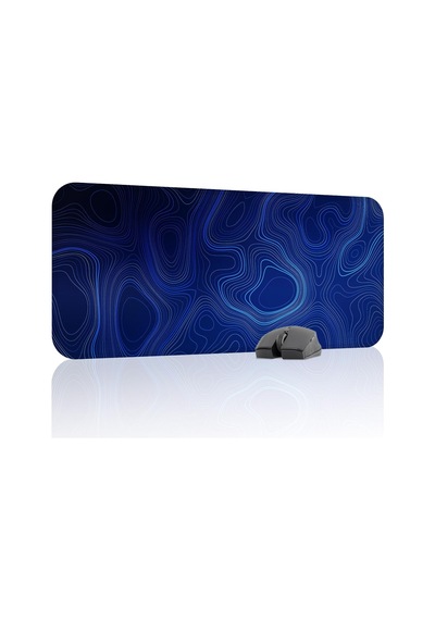 Topografi Oyuncu Gaming Mouse Pad Topography Kauçuk Kaymaz Taban Mousepad V1, 70x30 Xl