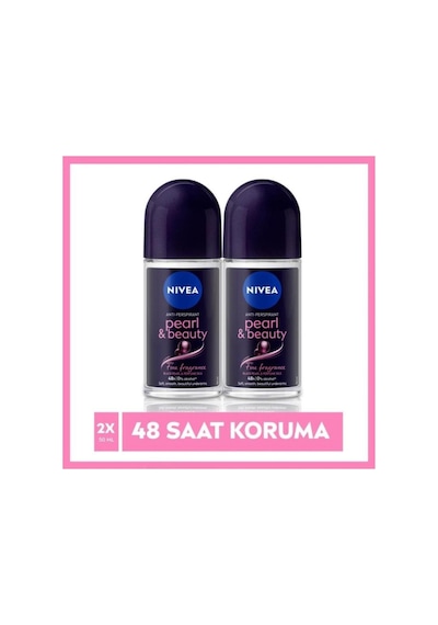 Kadın Roll On Deodorant Pearl&beauty Fine Fragrance,48 Saat Anti-perspirant Koruma 50ml X2 Ad