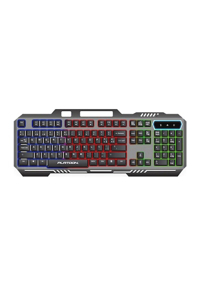 Platoon PL-478 Led Işıklı Metal Kasa Gaming Oyuncu Klavye