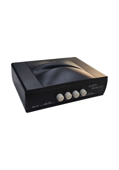 Audio Selector 4 Port Audio Ses Switch Manuel Anahtarlı Seçmeli Adaptör
