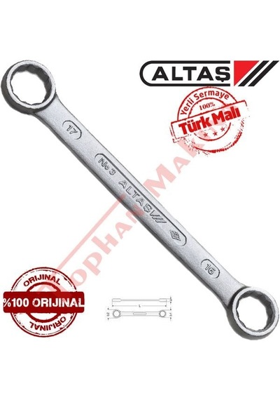 Altaş 16x17mm Düz Yıldız Anahtar