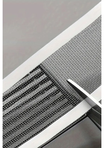 Portatif Tasarım Kesilebilir Gider Süzgeci Ve Sineklik Tamir Kiti 12 Cm 4 Metre Diğer