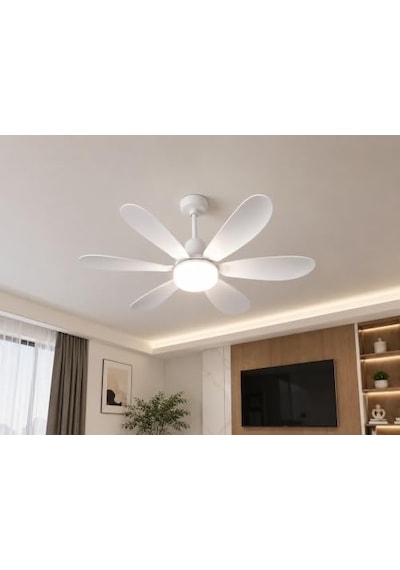 Dordoi E27 Duy Uyumlu Işıklı Tavan Vantilatörü 52 Cm Kumandalı, 6 Kanatlı, 3 Işık Modu & 3 Fan Hızı Enerji Sınıfı F 01G Taba Dordoi E27 Duy Uyumlu Işıklı Tavan Vantilatörü 52 Cm Kumandalı, 6 Kanatlı, 3 Işık Modu & 3 Fan Hızı Enerji Sınıfı F 01G Taba