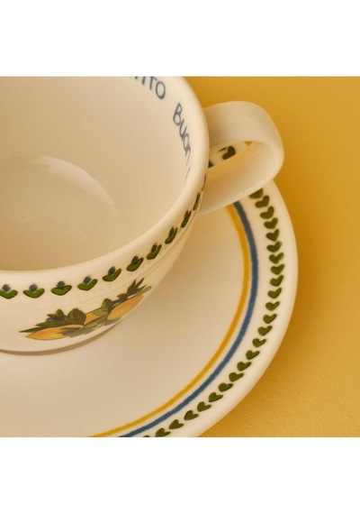 Lemoncello Porselen 2'li Çay Fincanı Seti 270 Cc Çok Renkli