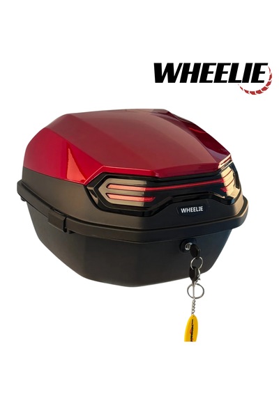Wheelıe Xt08-br 32 Litre Motosiklet Arka Çanta Koyu Kırmızı
