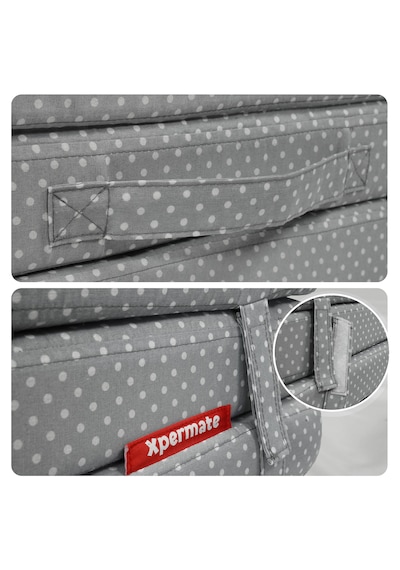 Xpermate Katlanır Çift Kişilik Yatak Çantalı 120x180x8 Gri