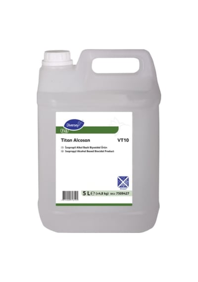 Diversey VT10 Titan Alcosan Yüzey Dezenfektanı 5 L