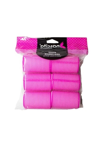 Cırtlı Süngerli Bigudi, 6 Adet - 40x63 Mm Açık Mavi