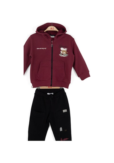 Nk Kids Paint Erkek Çocuk Eşofman Takımı 29601 Bordo