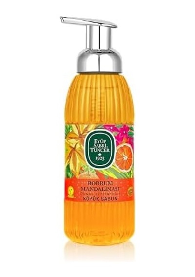 Doğal Zeytinyağlı Köpük Sabun Bodrum Mandalinası 500 Ml
