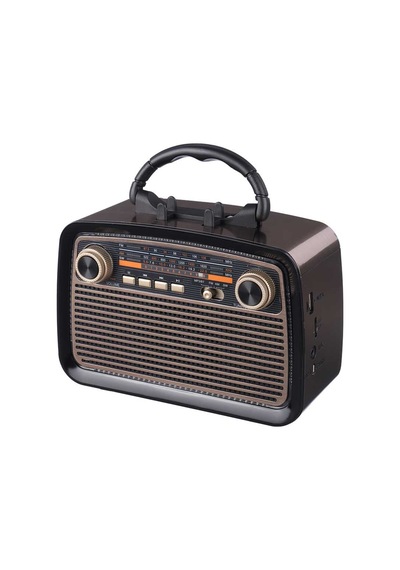 Fenerli Fm Radıo Usb+sd+bluetooth Hoparlör Nostaljik Radyo Şarjlı Bt Speaker