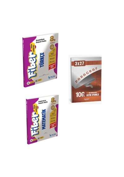Muba 2027 8. Sınıf Türkçe + Matematik Fiber Soru Bankası+ Anla Kazan Paragraf