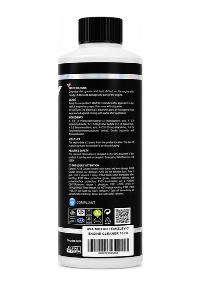 Dvx Engine Cleaner Motor Temizleyici 473 Ml