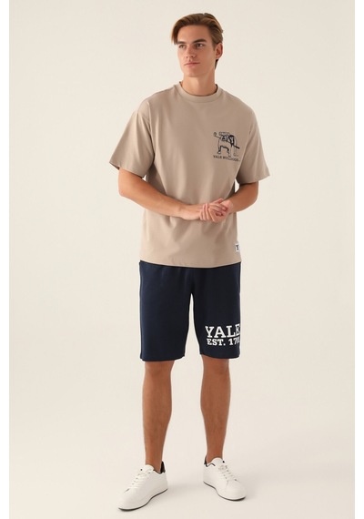 Yale Buldogs Kum Erkek T-shirt 5274-42835 Kum
