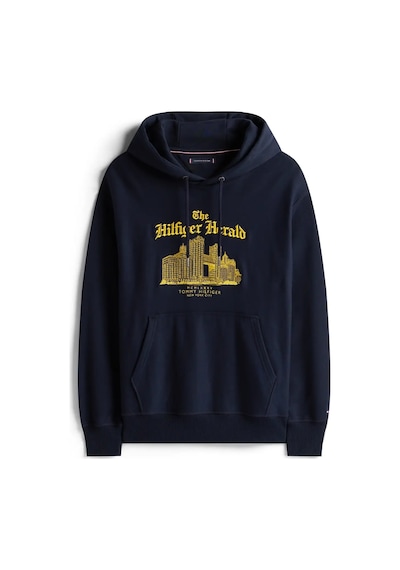 Tommy Hilfiger Herald Skylıne Hoody, Dw5 Lacivert Erkek Hoodie