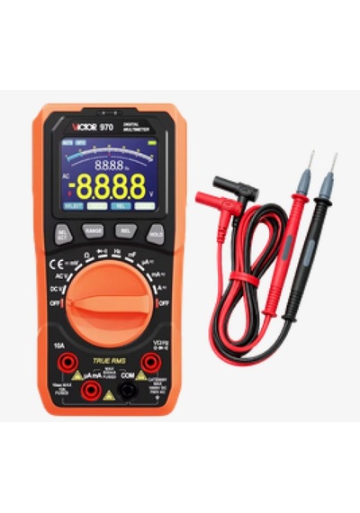 Victor 970 True Rms Renkli Ekran Dijital Multimetre