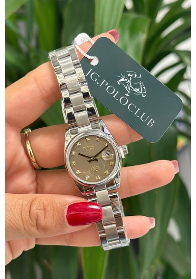Orijinal Çelik Kasa Çelik Kordon Su Geçirmez 2 Yıl Garantili Kadın Kol Saati Jpc.062615846m Gümüş