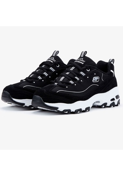 Skechers Siyah Kadın D'lıtes Spor Ayakkabı 13148-bkw Siyah