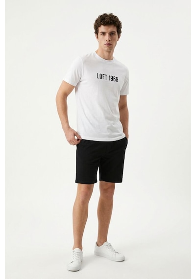 Loft Lf2042734 Erkek Kısa Kol T-shirt Beyaz