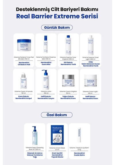 Hassaslaşmış Cilt Bariyerini Destekleyen Nemlendirici Tonik Realbarrıer Extreme Essence Toner Light
