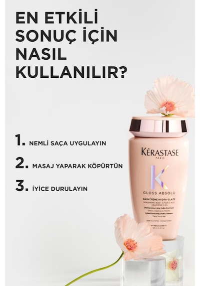 Kerastase Gloss Absolu Elektriklenmeye Eğilimli Saçlar Için Parlaklık Veren Şampuan 250 Ml Elektriklenen