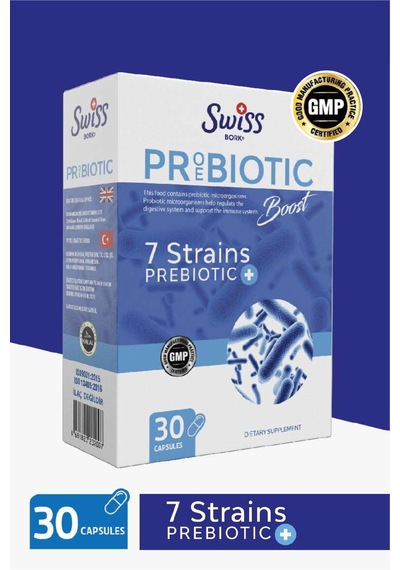 Bork Proebiotic Boost 30 Kapsül 7 Probiotik, Çocuk Ve Yetişkin İçin Sindirim Desteği