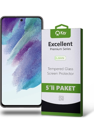 Samsung Uyumlu Galaxy S21 Fe Ekran Koruyucu Cam 5 Adet Ekonomik Paket (554293478) 20 Tl Fark Ile Apple  iPhone Hızlı Şarj Kablosu
