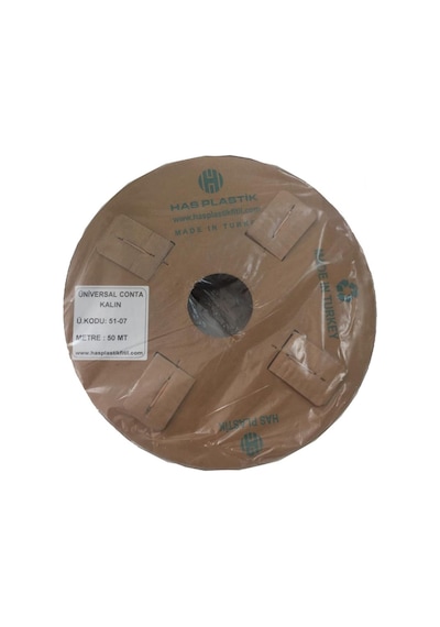 Has Plastik Plastik Pimapen Kapı Pencere Contası Pvc Fitili 25 MT Siyah