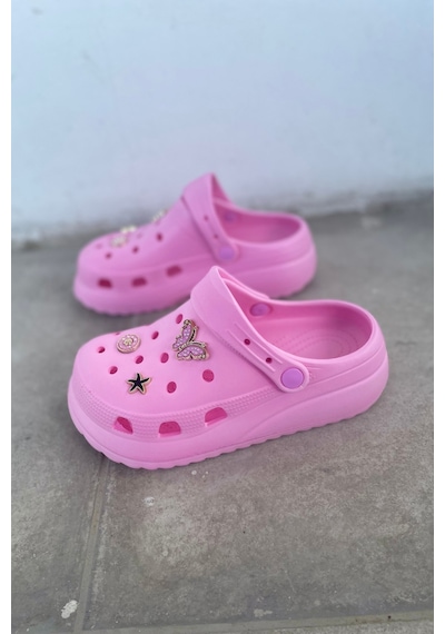 Eleta Pembe Ortopedik Kadın Terlik