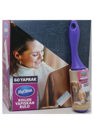 Myclean Yapışkanlı Tüy Toplama Rulosu 60 Yapraklı - 1 Adet