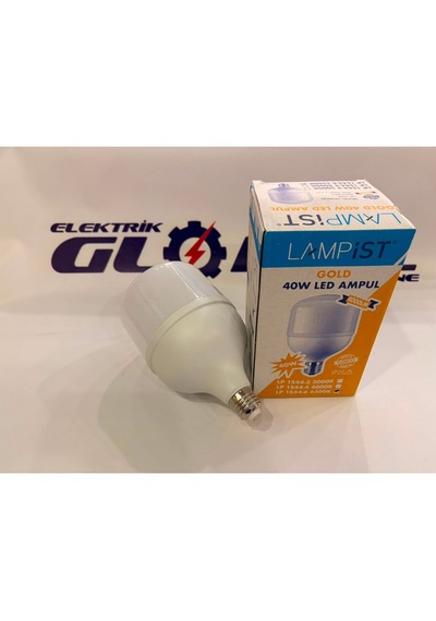 Lampist 40w Torch Led Ampul 4000 Lümen E27 Standart Duy Yüksek Işıklı Tasarruflu Endüstriyel Tavan Ampulü 6500k Beyaz Işık Beyaz -6500k