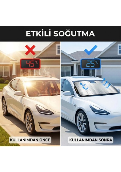 Mc3001az 150x70cm Universal Balonlu Ön Cam Güneşliği