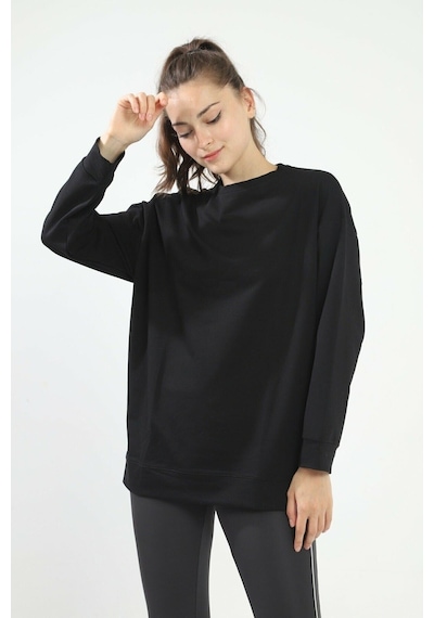 Blackjack Giyim Siyah Düz Sweat Unisex siyah