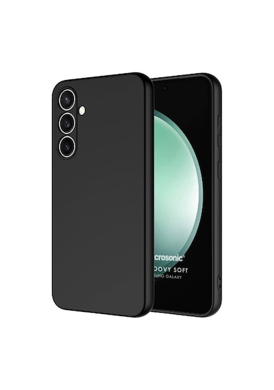 Microsonic Samsung Galaxy Uyumlu A56 Kılıf Groovy Soft Siyah -