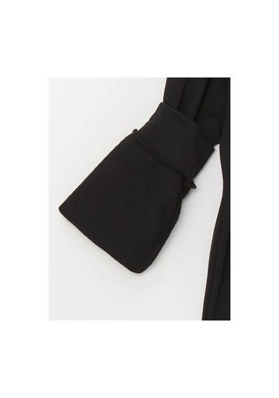 LC Waikiki Lcwaıkıkı Basic Siyah Baskılı Uzun Kollu Oversize Kadın Hoodie Black