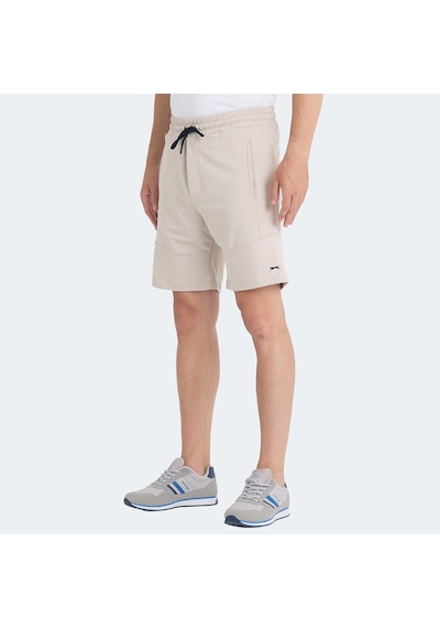 Slazenger VICENTE Erkek Cepli Taş Gri Şort