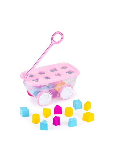 Erdem Toys Gezgin Vagon Oyun Seti Bul Tak Oyuncaklı - Pembe