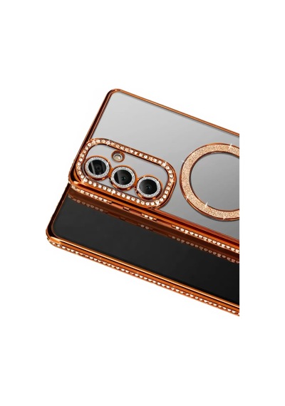 Newface Samsung Galaxy S26 Joke Simli Magneticsafe Kılıf - Turuncu